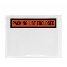 Orange Panel Face Packing List Enclosed Envelopes 4.5 x 6, Self Adhesive, 1000