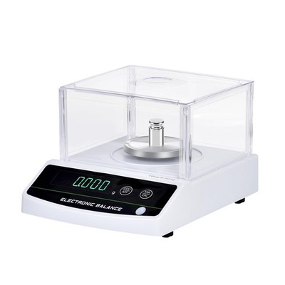 LICHEN Lab Scale 100gram x 0.001g High Precision Analytical Balance with Wind...