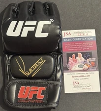 Alex Pereira Signed Autographed UFC Fight Glove JSA COA 2 Division Champ