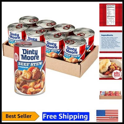 15 oz Beef Stew, 8-Pack - Delicious, Hearty, Gluten-Free & Protein-Packed