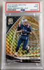 Tom Brady Spectra 2019  Serial Numbered /10 Last Patriots Uniform Before trade
