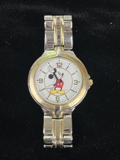 Disney Mickey Mouse 2 Tone Silver And Gold Watch