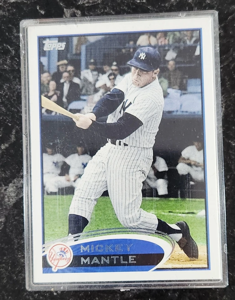 Yankees Mickey Mantle "Inducido al Salón de la Fama 1974" Placa 15 x 12" Foto enmarcada Foto 3 de 4