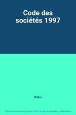 Code des sociétés 1997