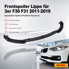 F�r BMW 3er F30 F31 11-19 Frontsplitter Gl�nz Spoilerlippe Racing Blende