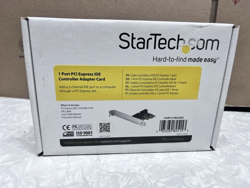 StarTech PEX2IDE StarTech Controller Card 1P PCI Express IDE Adapter Brown
