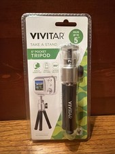 NEW Vivitar 6" Pocket Tripod for Camera/Camcorder 360 Rotation Compact Travel