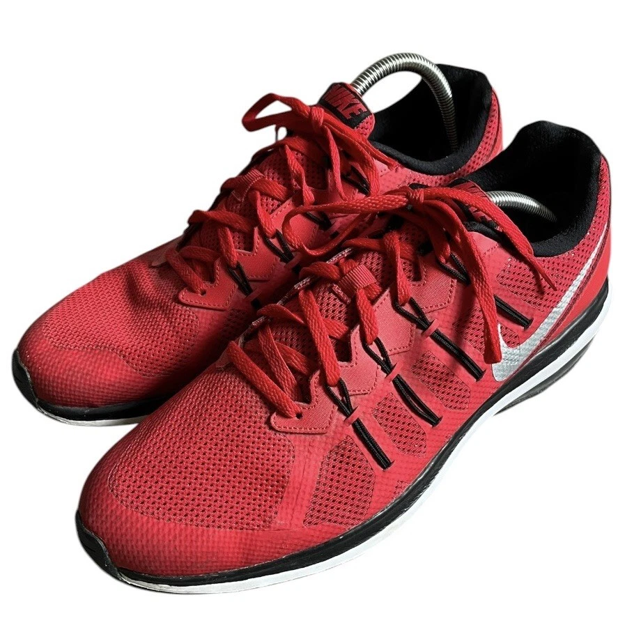 Nike Air Max Dynasty University Red Black & White Sneakers 
