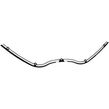 Performance Machine 0209-2017SCA-BM Scallop Windscreen Trim - Contrast Cut