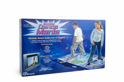 NEW Double Dance Mania Plug & Play TV Game 2 Player DDR Dance Mat Y2K Retro