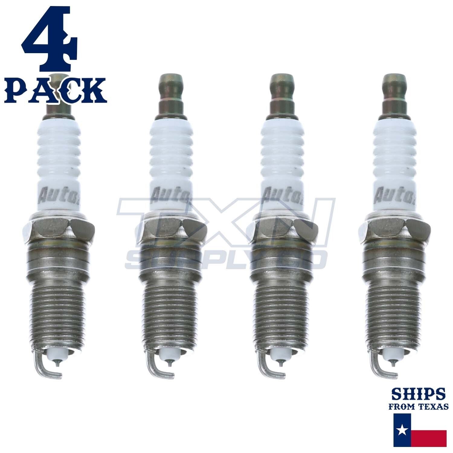4 Pack Autolite APP104 Double Platinum Spark Plugs ps