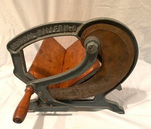 Vintage Cast Iron  Bread slicer excellent working condition  (sharp)
