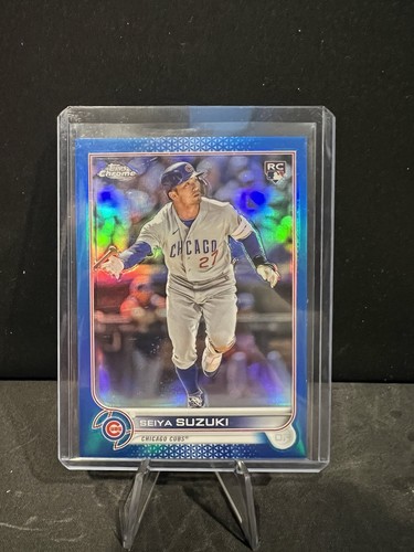 2022 Topps Chrome Update Series - Seiya Suzuki #USC115 Blue Refractor /199 (RC)