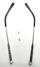 LACOSTE L960S 001/ BLACK GRAY METAL PLASTIC TEMPLE ARMS 140MM/ 2 SCREWS