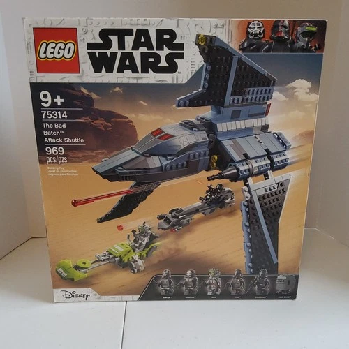 LEGO Star Wars The Bad Batch Attack Shuttle 75314 969pcs Complete Set Boxed