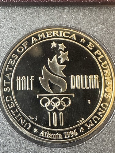 RARE RARE 1996 S Prestige Proof Set 90% Silver Dollar 7 Coins W/COA. OGP - 第 8/20 張圖片