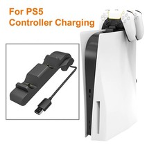 PS5 Controller Charging Dock Dual Fast Charger Stand Charging Cradle Gamepad