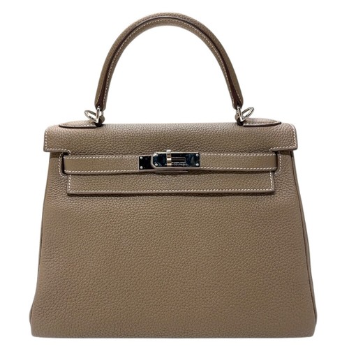 HERMES Kelly 28 Handbag U Stamp #OKB301