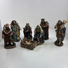 Nativity Figures K's Collection Set of 7 Vintage 5"