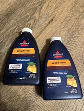 X2 BISSELL Wood Floor Cleaner 8oz Each Lemon Scent Ceans  Restores