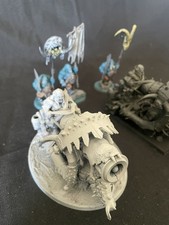 Warhammer Fantasy Old World Ogre Kingdoms Mawtribes Ironblasters + icon bearers