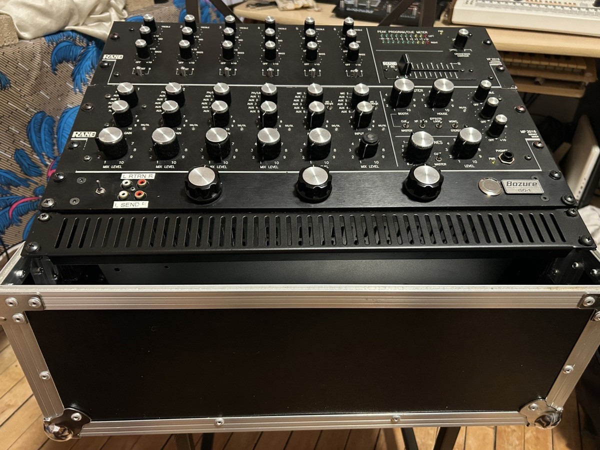Complete DJ Rotary Mixer Rig: Rane Mp2016 & expander, Bozure Iso