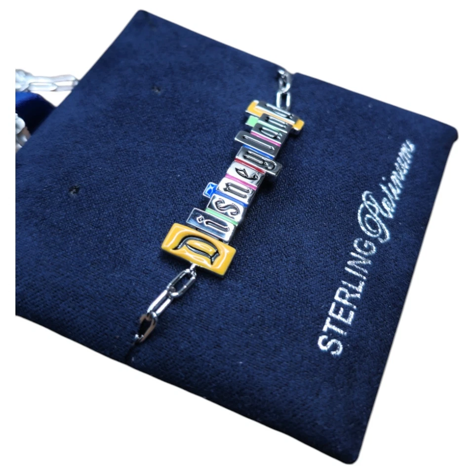 Pulsera CRISLU Disneyland Firmada por Amireh - Exclusiva de Coleccionista Parques Disney Foto 3 de 4