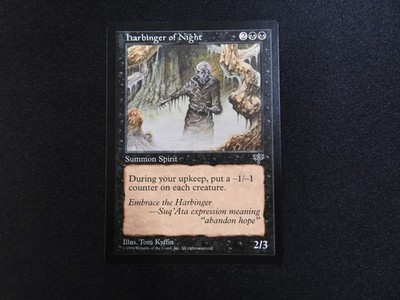 Harbinger of Night NM [Mirage] Mtg Magic Free Tracking!