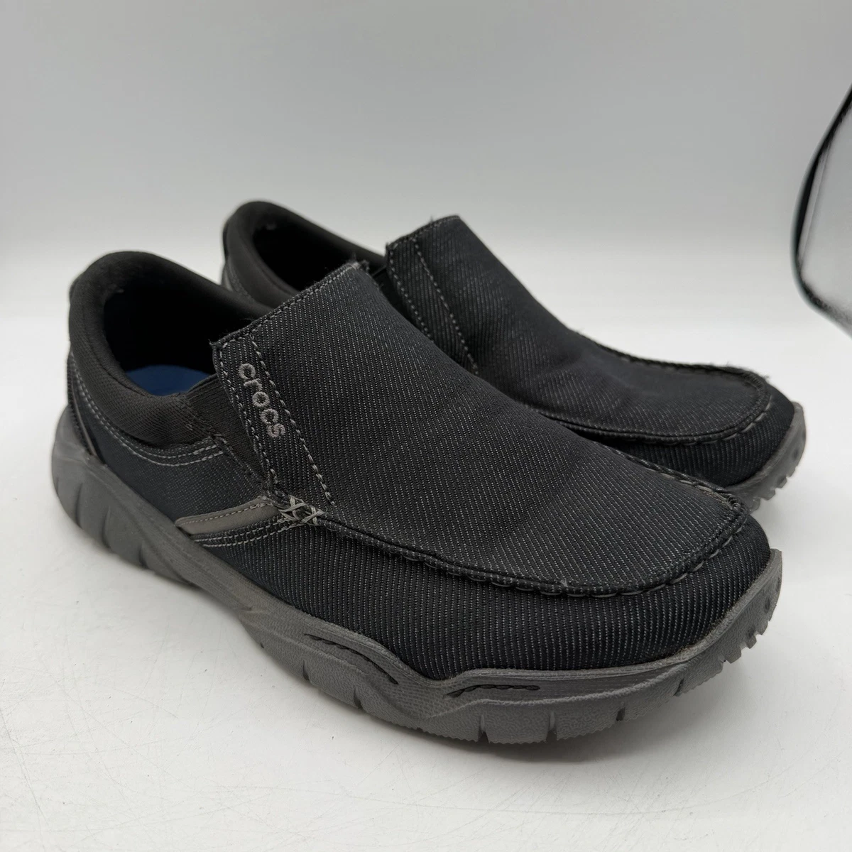 Crocs Canvas Black Casual Shoes for Men for sale | eBay display picture 1