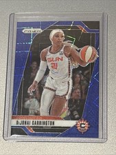 2024 Panini Prizm WNBA DiJonai Carrington #118 Blue Velocity Prizm Connecticut