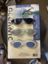 Oceanic Swim Goggles L/XL One Size Fits Most 3 Pack