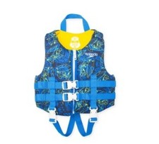 New Youth 30-50 Lbs Speedo Sunshine Life Jacket Vest, Zipper  Buckle Closure