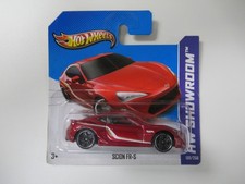 2013 Hot Wheels HW Showroom Red Scion FR-S On Short Card