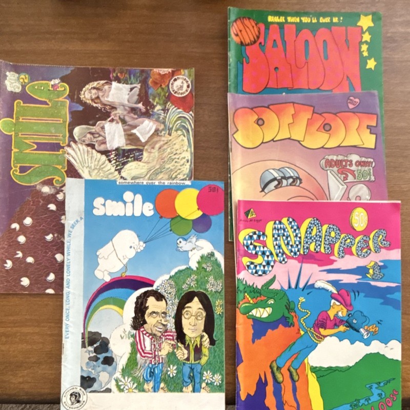 Kitchen Sink Enterprises Smile Comic Lot 1971 Adult Satire Bronze Age