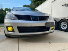 Front Bumper Tow Hook License Plate Bracket Kit For Nissan Versa 2006-2012 New