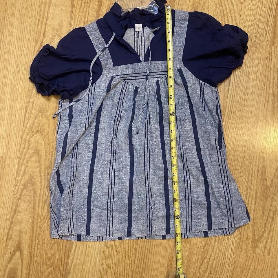 Camiseta Delantal Manga Abullonada Muñeca Bebé Delantal Camisa Cottagecore Cabincore Talla 12 Modesta Foto 4 de 4