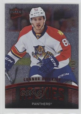 2015 Upper Deck Fleer Showcase Platinum Medallion 76/99 Connor Brickley RC g2u