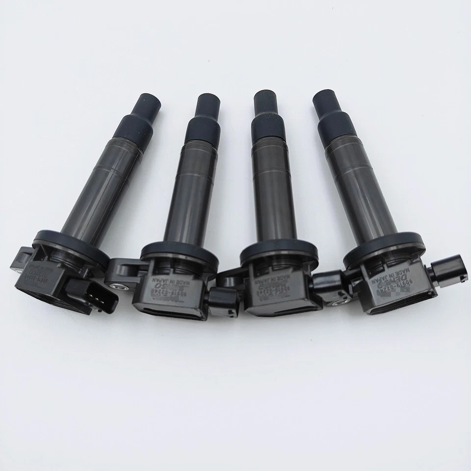 For 2001-10 Toyota Prius Echo Yaris 4X Ignition Coils + Iridium Spark Plugs Foto 3 de 4