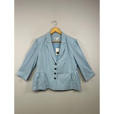 Coastal Cato Women LP Light Blue Linen Blend ...