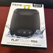iHome - PLAYTOUGH Mini Bluetooth Rechargeable Waterproof Speaker with Mega Ba...