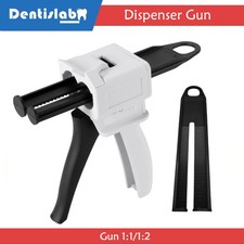 Dental Impression Universal Cartridge Dispenser Gun Delivery Gun 1:1 2:1 Mixing