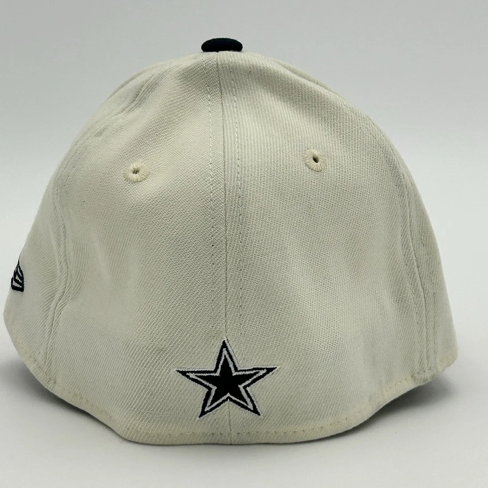 达拉斯牛仔队 NFC New Era 59FIFTY 中小型贴合帽子 NFL 标志拼出 — 第 3/4 张图片