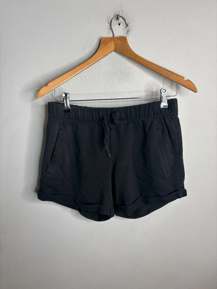 Victoria's Secret розовый черный блестящий Butt логотип бойфренд шорты размер маленький 4941 - Изображение 3 из 4