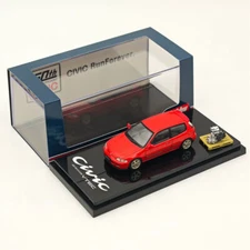 Hobby Japan 1/64 CIVIC (EG6) Sir-S With Engine Milano Red HJ641017SR Car Models