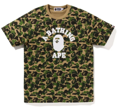 トップス 00s A BATHING APE big abc camo shirt A BATHING APE® Kids Abc Camo College Tee Jr | Bape official