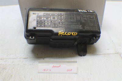 2001 Honda Accord Main Fuse Relay Box 2.3L Engine S84-A1 ...