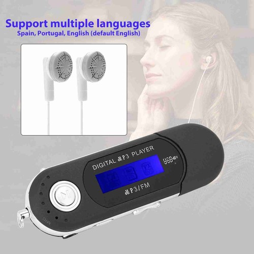 USB digital MP3 player with LCD screen supports 32GB TF card & portable FM radio - Picture 7 of 13