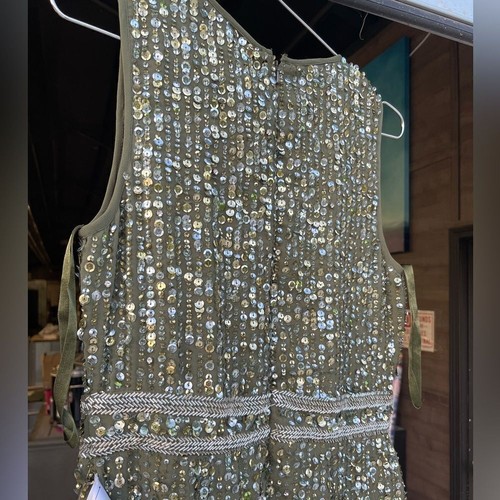 Mac Duggal 93603 Metallic Dress for Evening - Classy Formal Dress - Picture 8 of 11