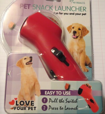 Go Buddy! PET TREAT LAUNCHER Snack Food Shooter TOY MSRP $20