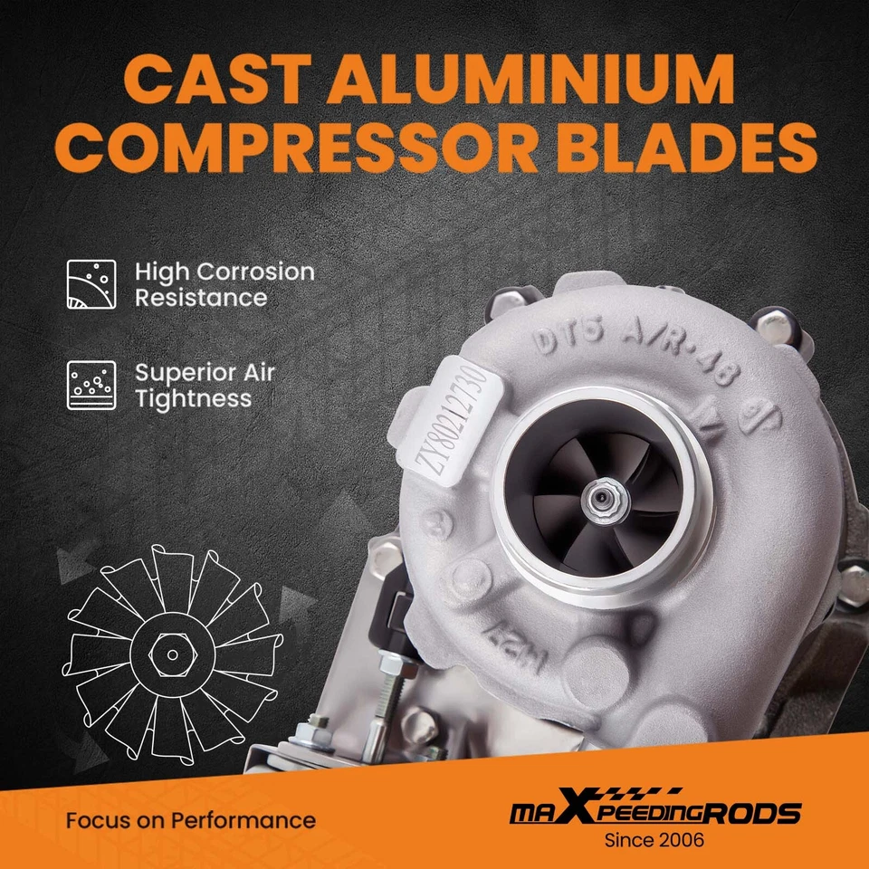 Cargador turbo GTB1649V para Hyundai Tucson JM Kia Sportage II 2.0 CRDi 2005- Foto 2 de 4